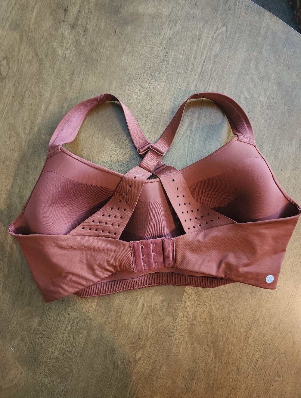Calia Women's Empower High Impact Sport's Bra - Red Brown - Size 36D - Picture 4 of 6